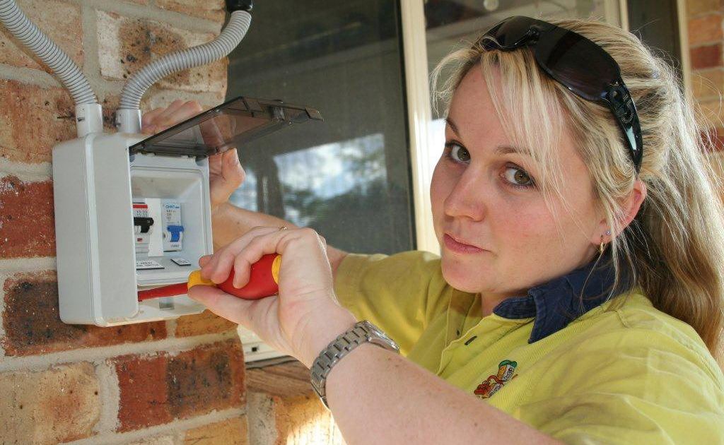 Shelley Howard is now one of the Coast's first female licensed electrical contractors. Shelley Howard is now one of the Coast's first female licensed electrical contractors.